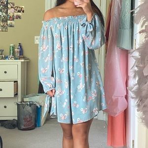 Off the shoulder dress